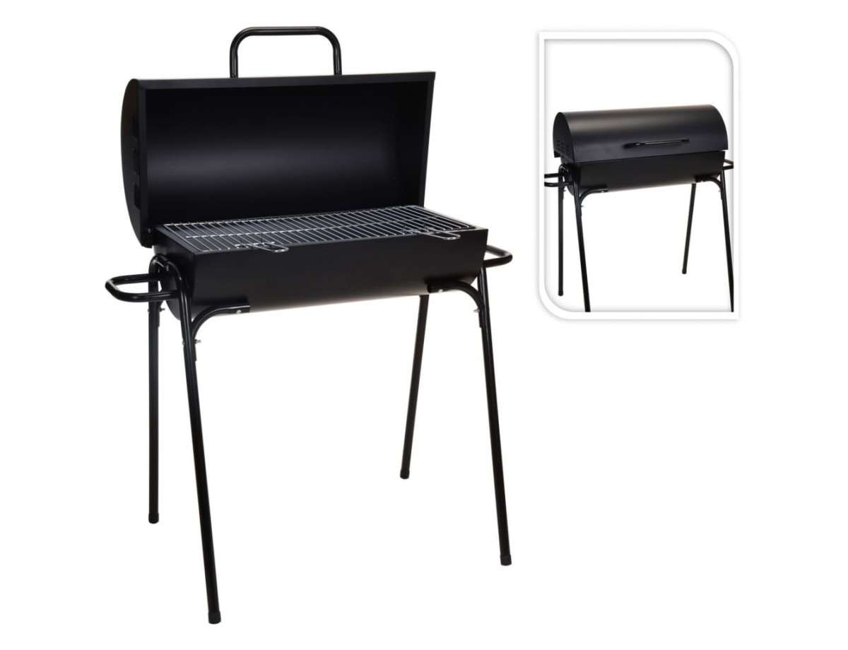 ΨΗΣΤΑΡΙΈΣ ΒARBEQUE BBQ CYLINDER BLACK 33CM GS TUV C80216120